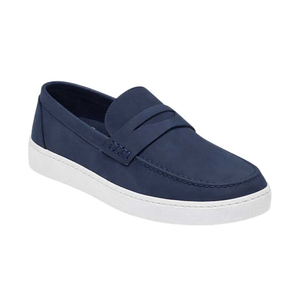Brave Soul Mens PU Loafers / Navy